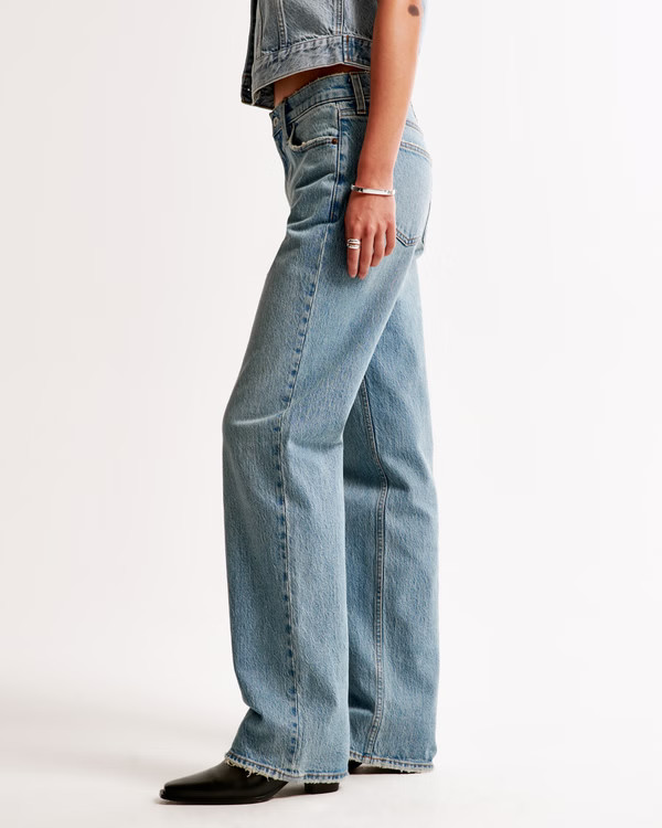 Low Rise Baggy Jean | Abercrombie & Fitch (US)