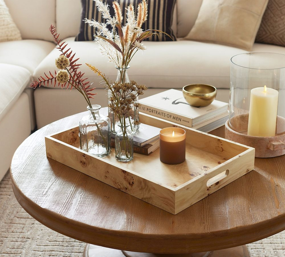 Burlwood Tray | Pottery Barn (US)