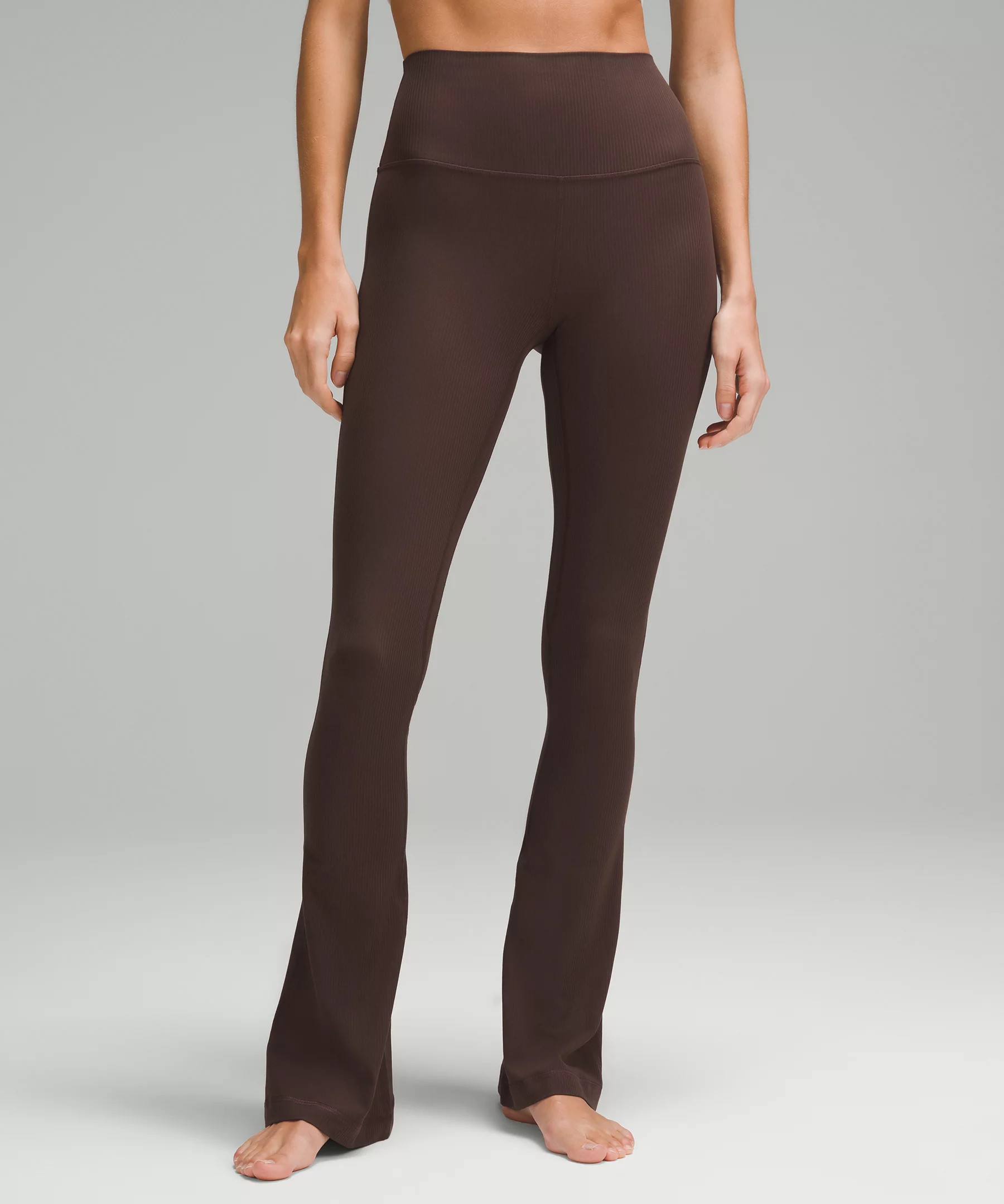 lululemon Align™ High-Rise Ribbed Mini-Flared Pant *Extra Short | Women's Leggings/Tights | lul... | Lululemon (US)