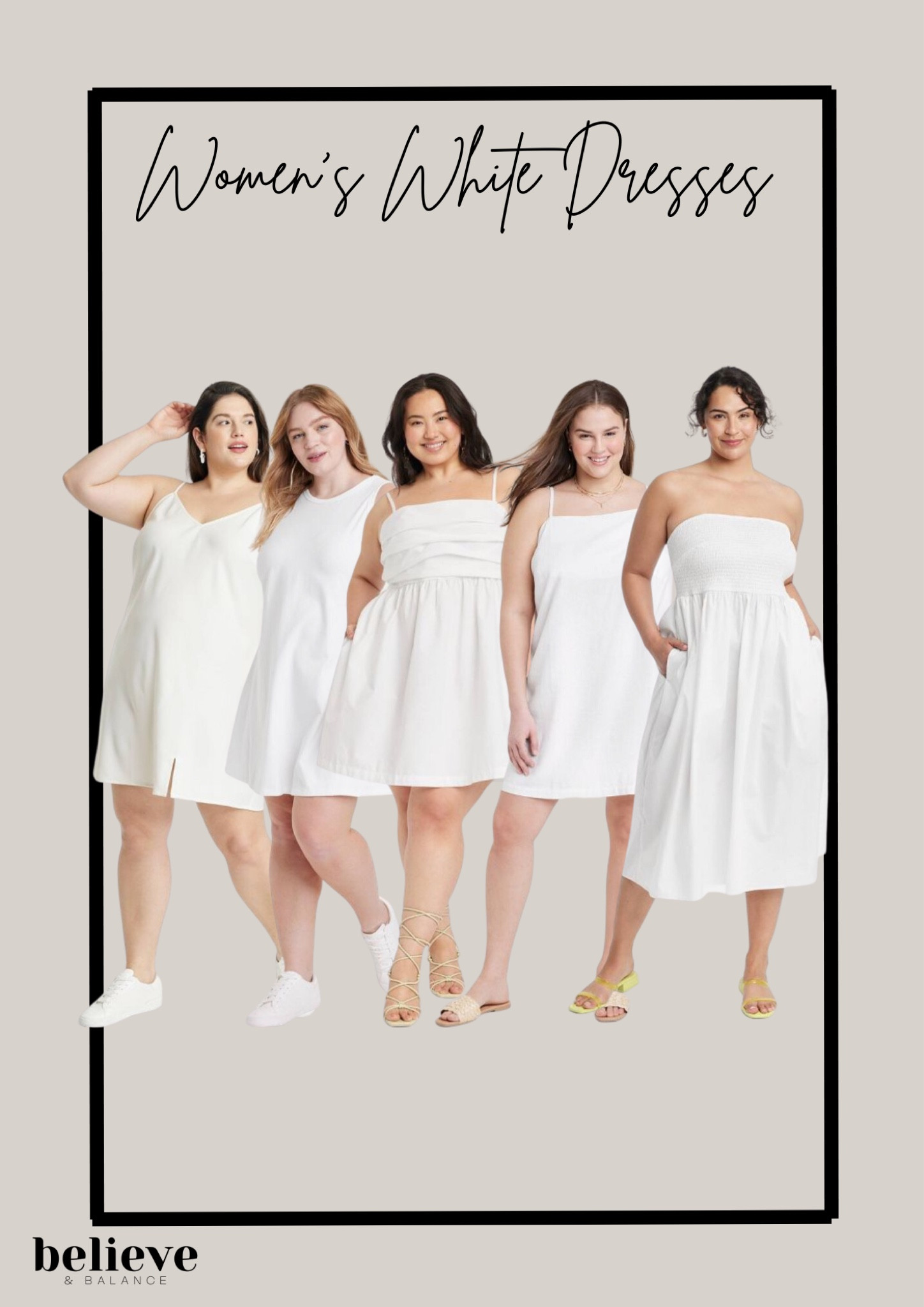 White dresses are a hot trend this summer.  Summer dresses are a popular option for spring outfits that a great for a baby shower a date night outfit or even a cute bridal shower dress 

#LTKFind #LTKcurves #LTKSeasonal