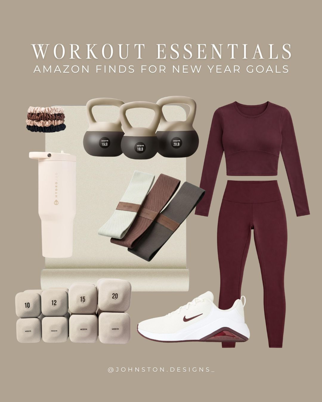 Upgrade your home gym with these essentials! Find everything you need to accomplish your New Year health goals. 

Home gym, workout equipment, workout class, matching activewear set, kettlebell, weights, top-rated, best-selling active finds, New Year goals, fitness lover, Amazon finds.
 

 #LTKfitnessgoals #LTKselfcare #LTKActive