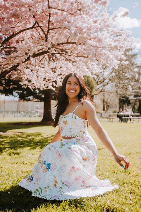 Caught the cherry blossoms at peak bloom! 

#LTKstyletip #LTKSeasonal