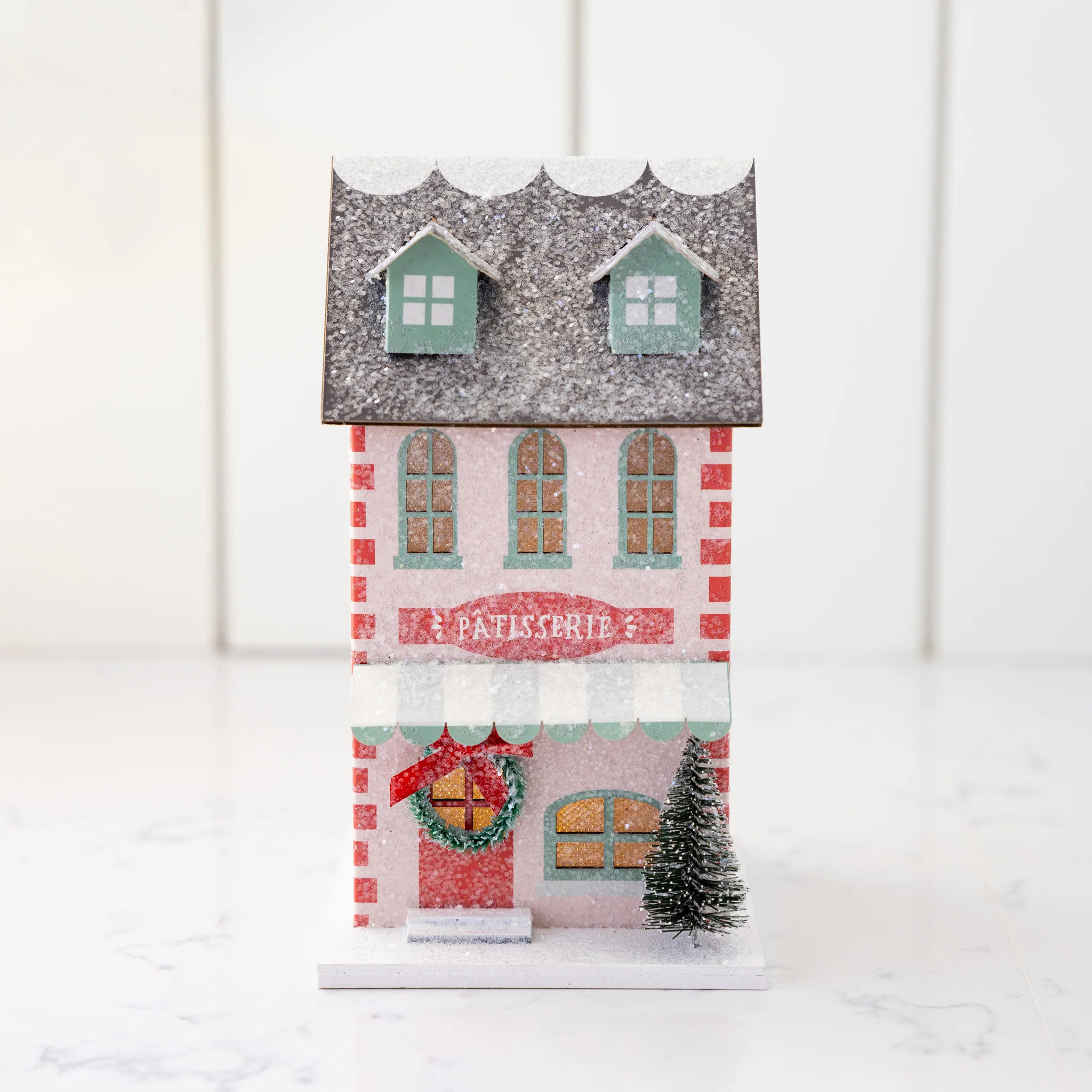Village Christmas Paper Bakery Decoration | My Mind's Eye