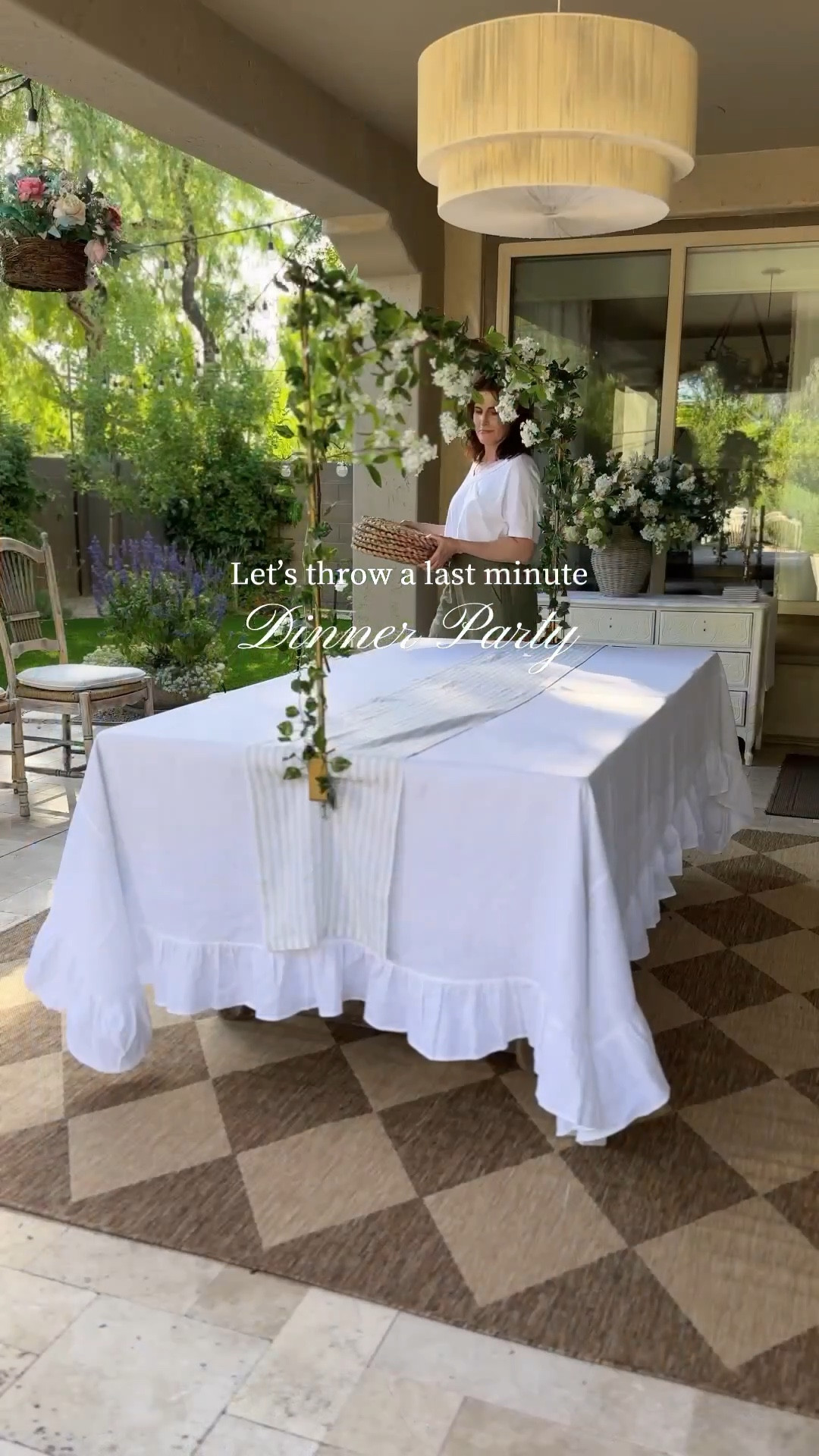 Create a casual yet beautiful dinner party for a few of your closest friends. This tablescape can work extremely well for a variety of occasions.

*Note: tablecloth, dishes are from Arte Italica & Crown Linen

DISCOUNT CODE: JOYFUL15 off of Mud Pie items.  Woven vases & serving pieces are from @mudpiegift

Dinner party, tablescape, table rod, table rod decor, spring tablescape, alfresco dining, outdoor entertaining, tablescape, birthday party, 40th birthday party, 50th birthday party, bridal shower

#LTKParties #LTKFindsUnder50 #LTKHome