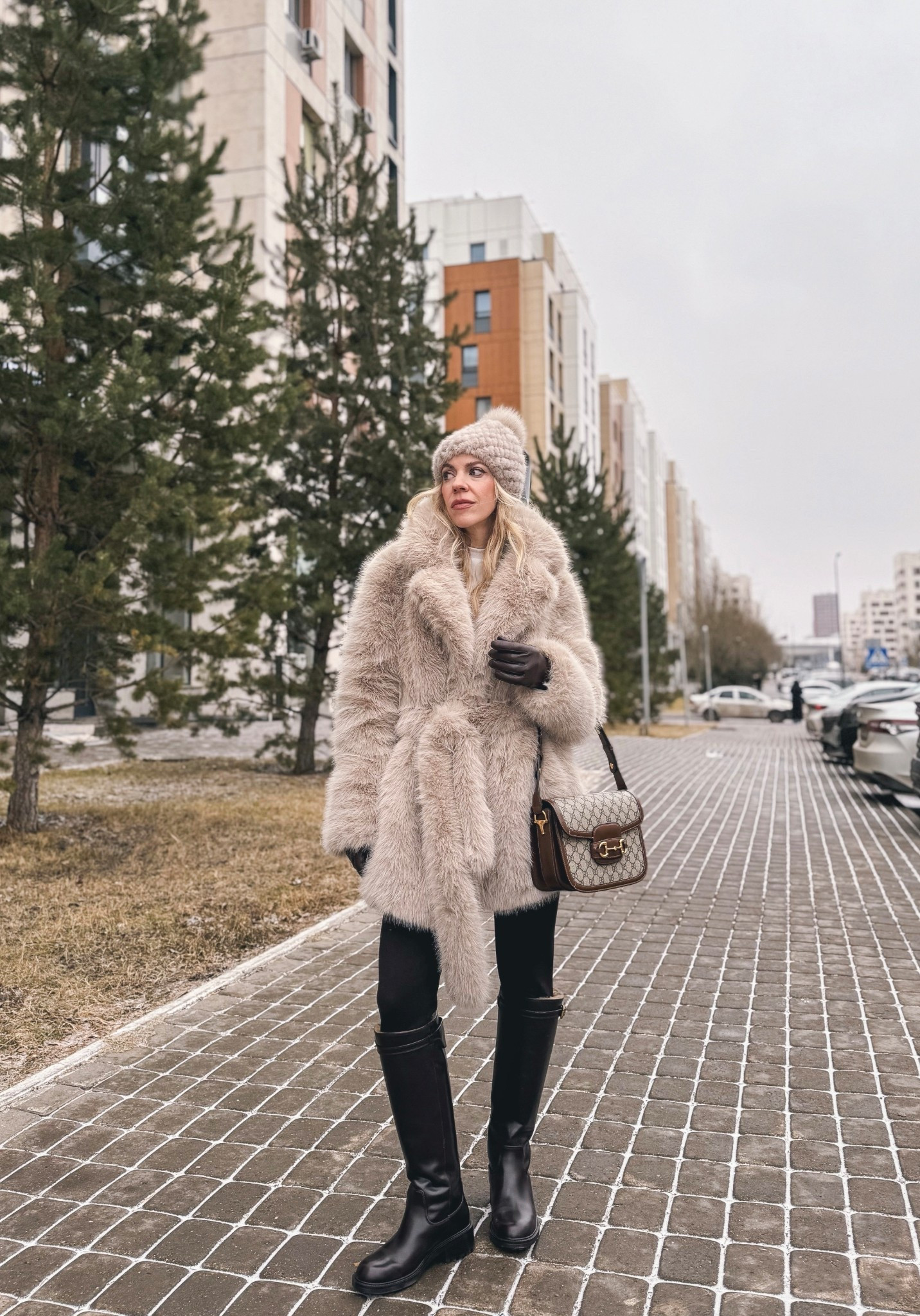 Beige fur coat, shearling coat, Zara chocolate brown leggings, Zara fur lined weatherproof boots, fur coat winter outfit 

#LTKSeasonal #LTKFindsUnder50 #LTKOver40