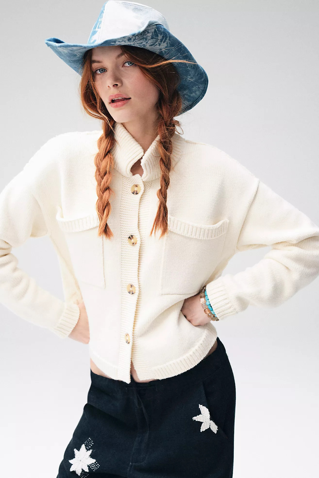 Kayce Indigo Cowboy Hat | Free People (Global - UK&FR Excluded)