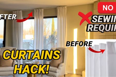 Turn and curtains into track curtains. It’s used in my YouTube video on my Being Faithfully Asia Channel.