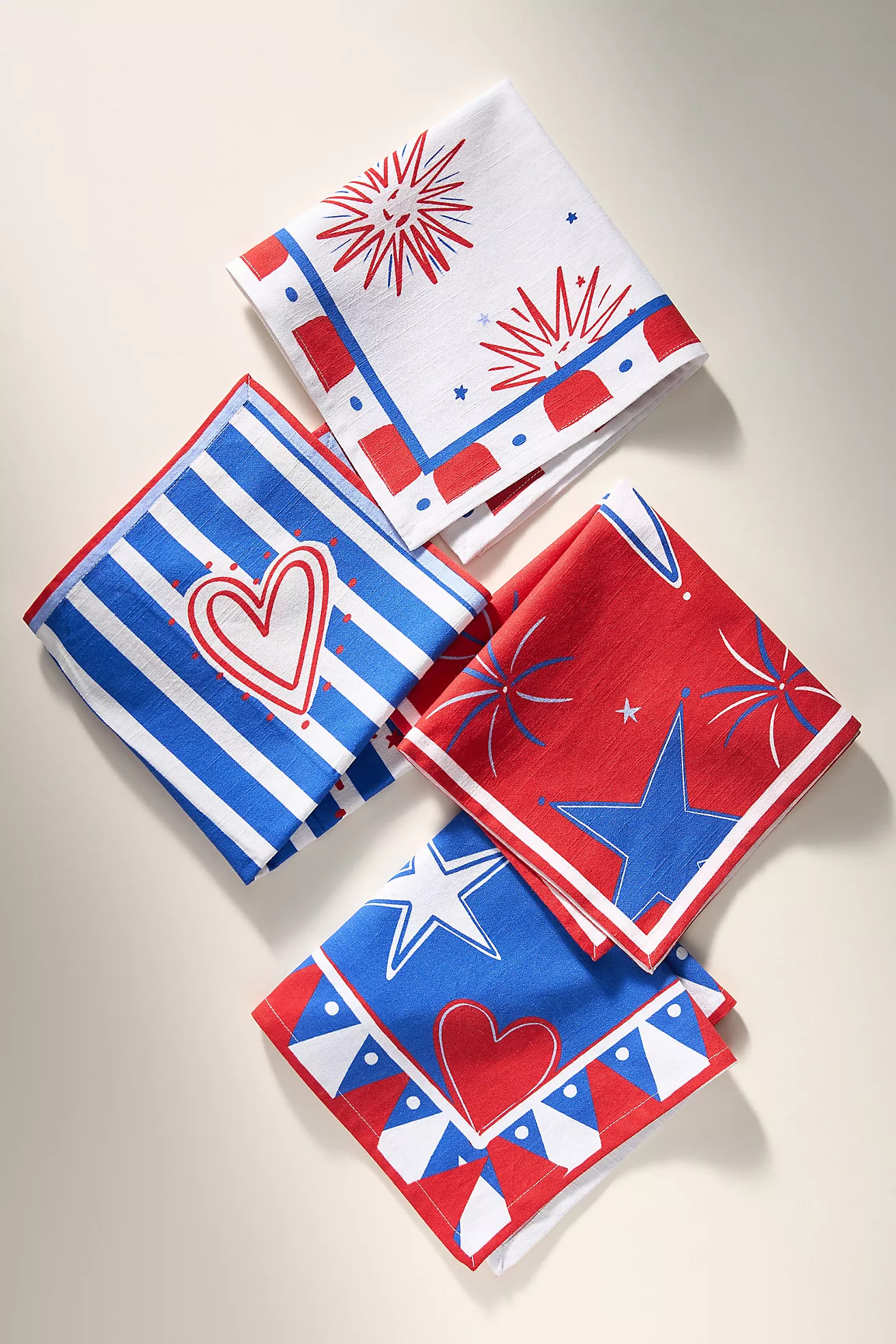 Nephthys Illustrated Napkins, Set of 4 | Anthropologie (US)