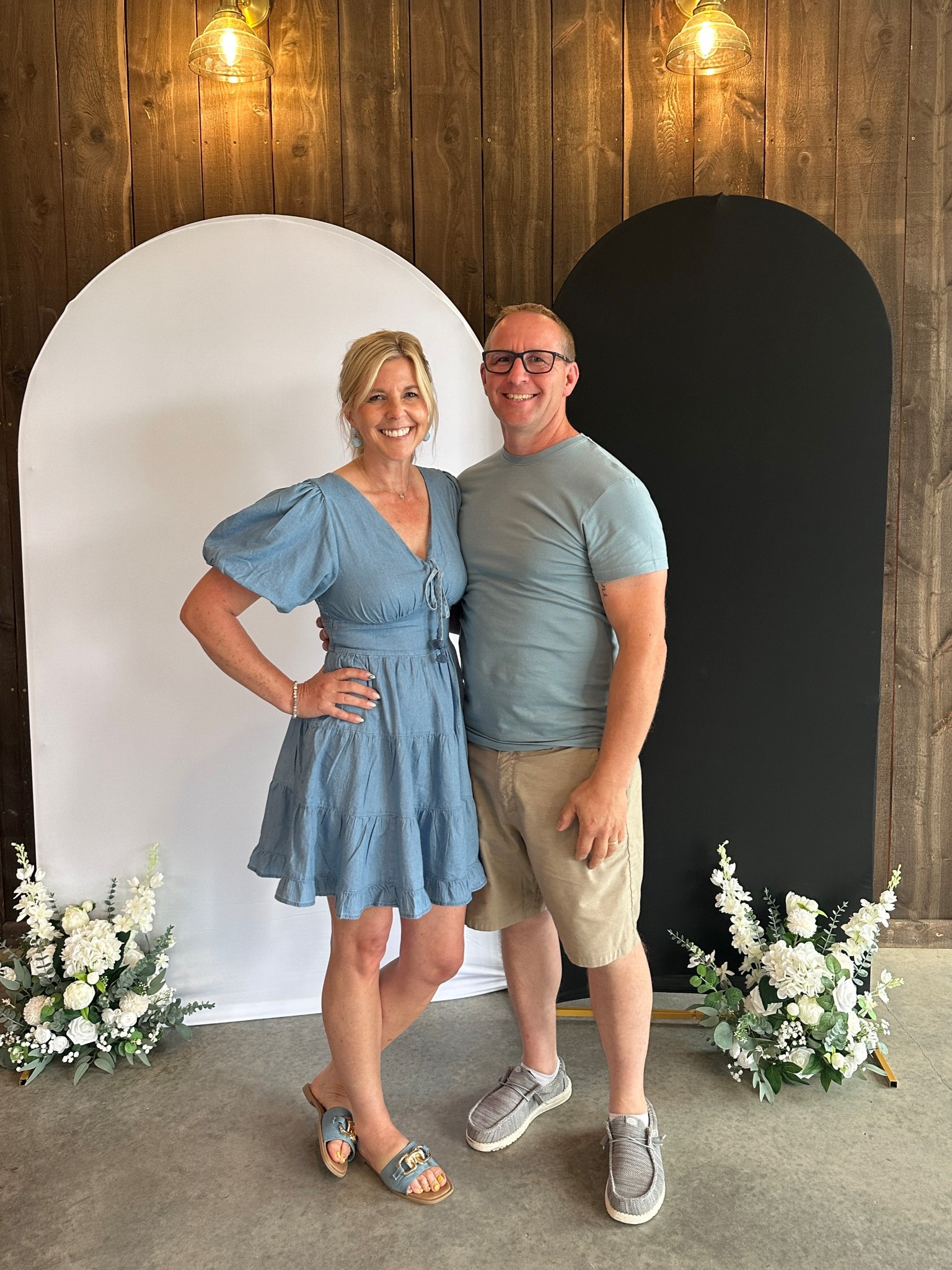 Walmart looks for less. Denim dress. Chambray denim. 