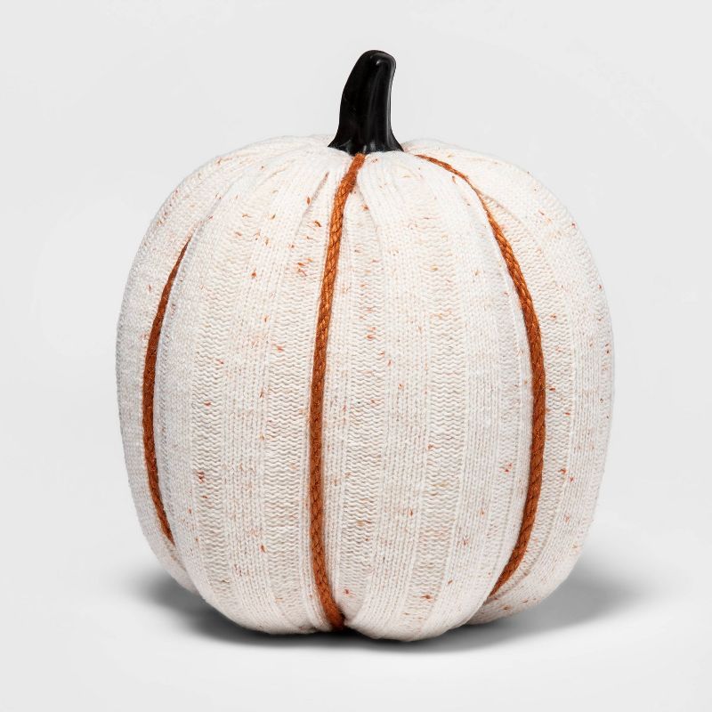 Harvest Ribbed Knit Pumpkin Large White with Color Speckle - Hyde & EEK! Boutique™ | Target