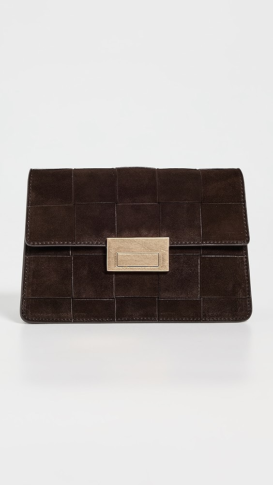 Delphine Leather Clutch | Shopbop