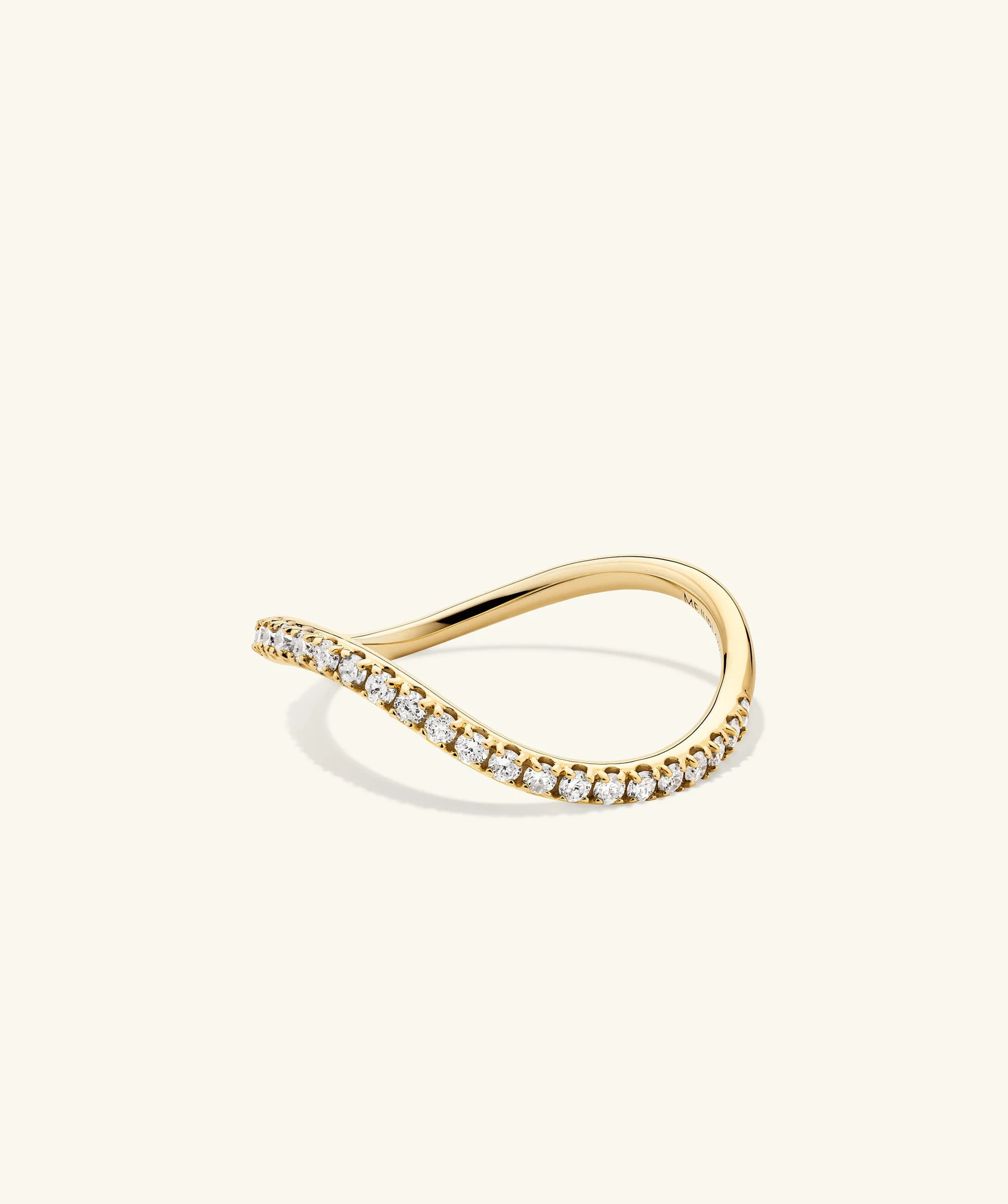 Dôme Figure Pavé Diamond Ring | Mejuri Fine Crew