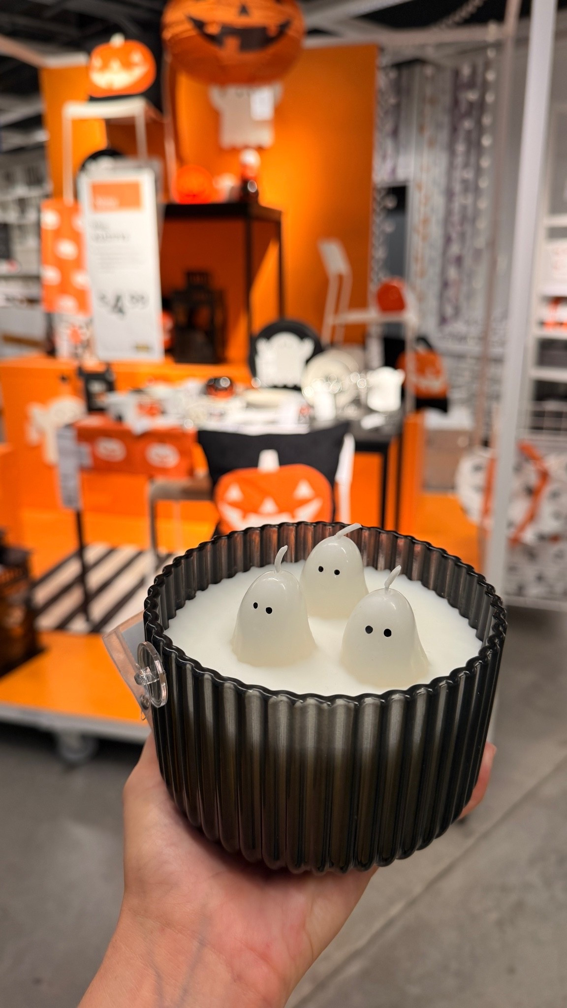 Look at this adorable ghost candle for Halloween from ikea!!! How freaking cute and it smells like spices and berries!!

#LTKSeasonal #LTKHome