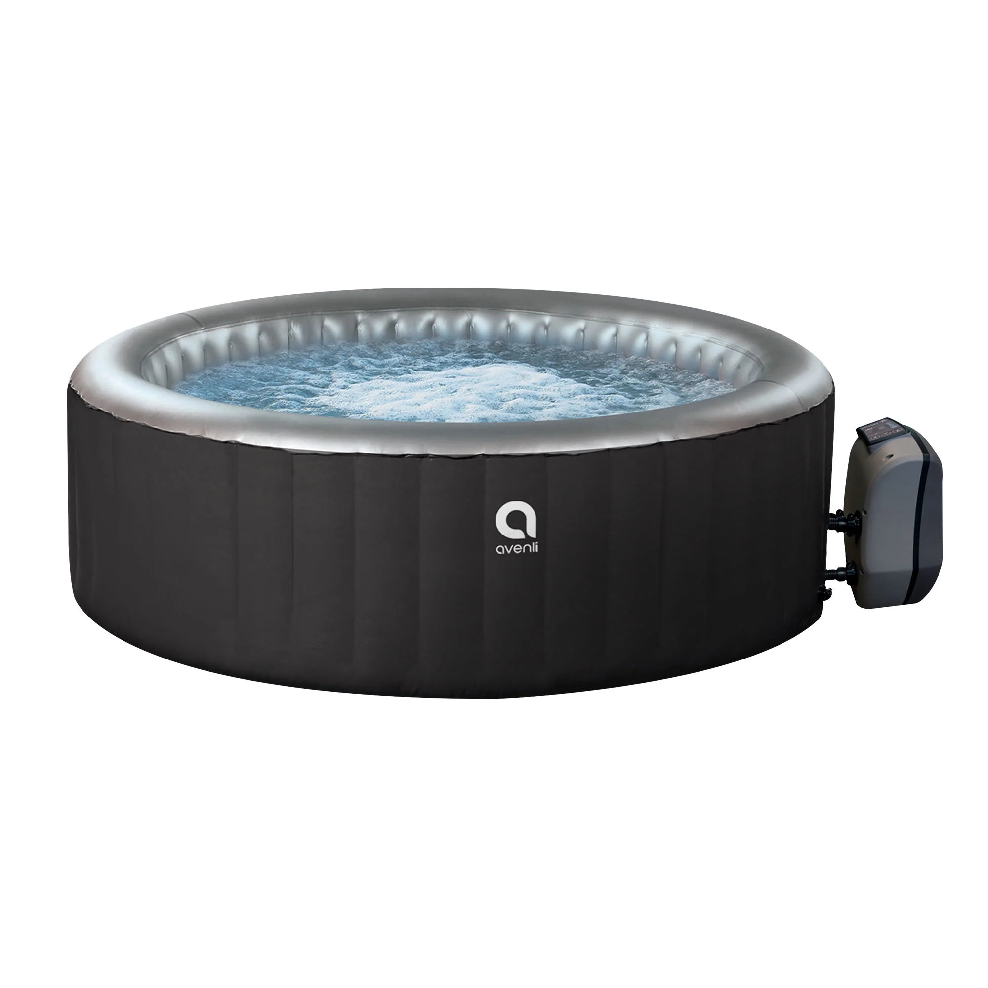 Avenli London 2-3 Person Inflatable Hot Tub Spa + Cover, Rapid Heating up to 104°F, 105 Water Je... | Walmart (US)