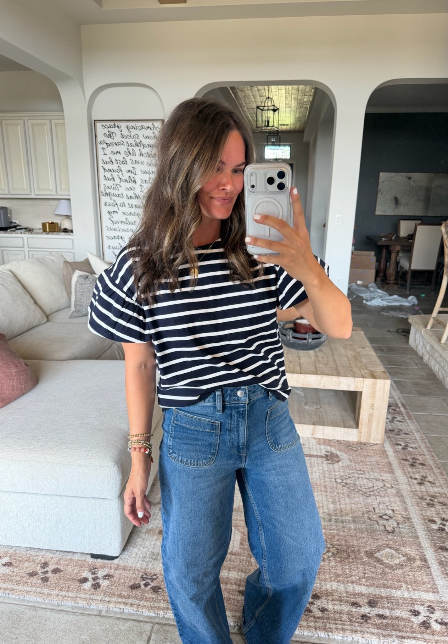 This top + jeans combo looks straight from JCrew 🤍

#LTKootd #LTKmomlife #LTKSeasonal