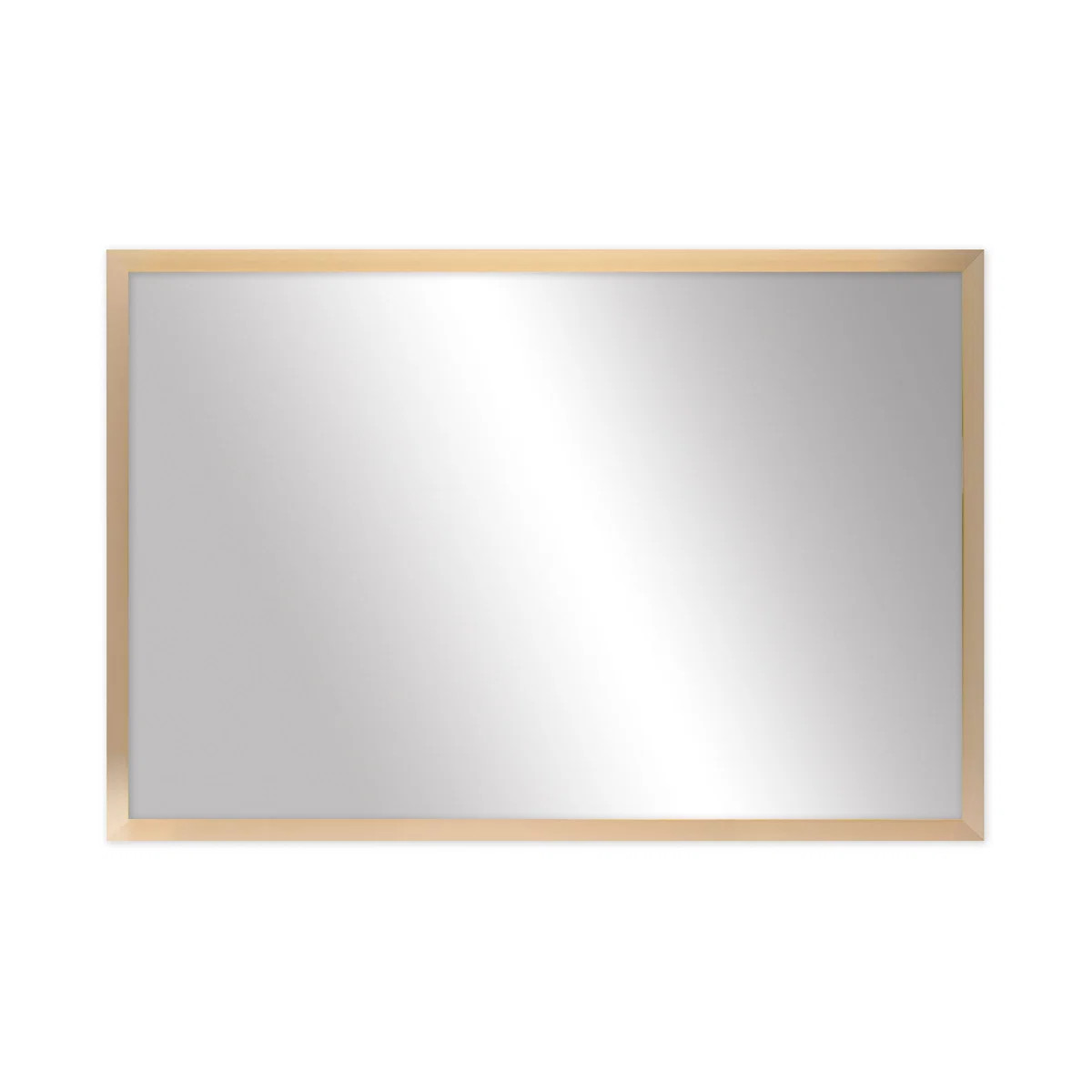 Champagne Bronze Metal Framed Wall Mirror, Bathroom Mirror and Vanity Mirror, Washington Collecti... | Wayfair North America