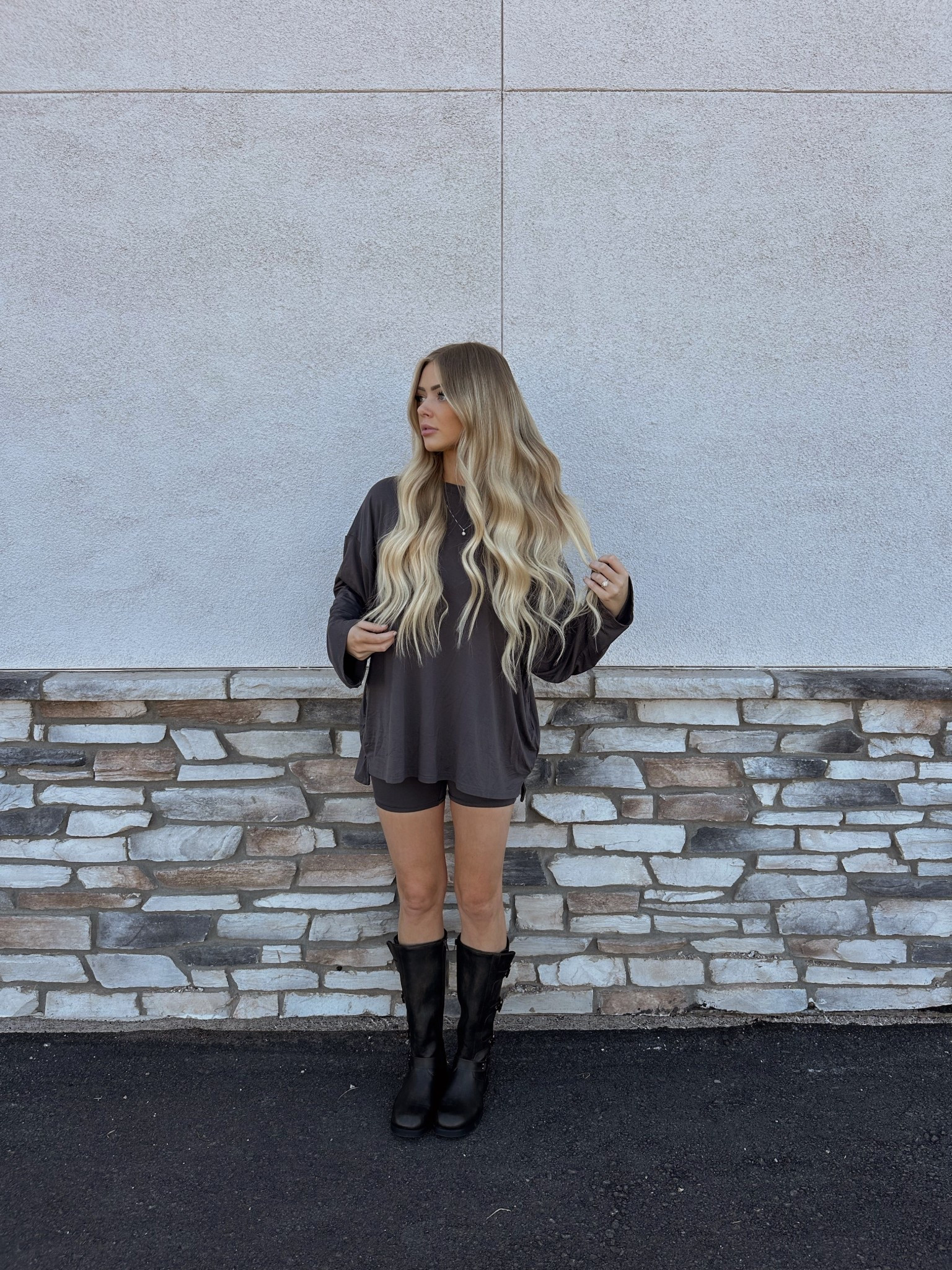 New fav matching set!!! It’s SO GOOD you need this set for fall. Code Rachels15 to save ❤️‍🔥 

Fall outfits, fall ootd, fall fashion, cozy fall fit, matching set