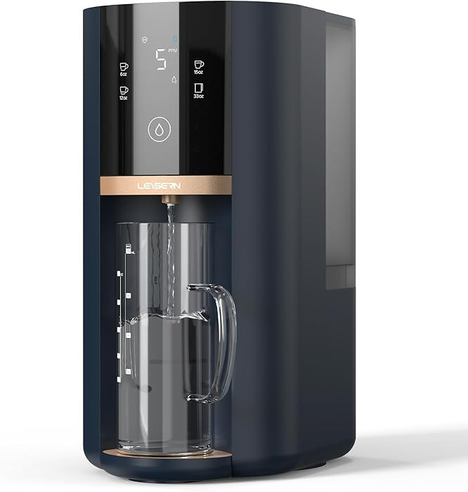 Countertop Reverse Osmosis Water Filter, 5 Stage RO Water Filtration System with UV, 4:1 Pure to ... | Amazon (US)