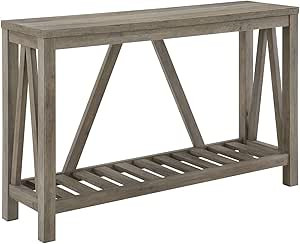 Walker Edison Modern Farmhouse Accent Entryway Table Entry Table Living Room End Table, 52 Inch, ... | Amazon (US)