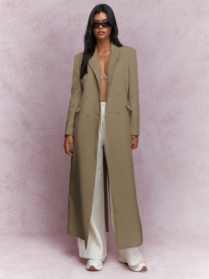 MISSGUIDED Full Length DB Blazer | SHEIN