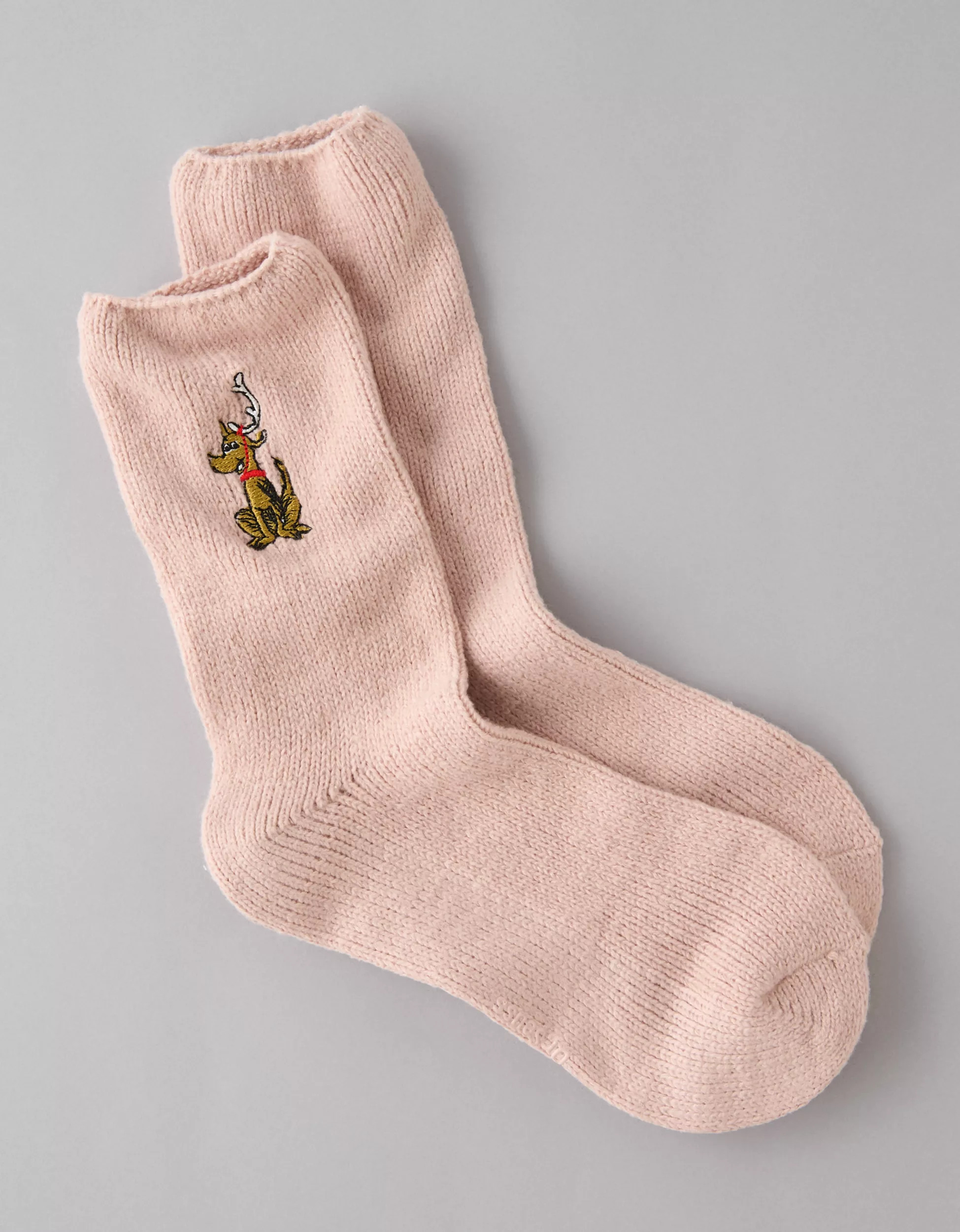AE Grinch Holiday Crew Socks | American Eagle Outfitters (US & CA)