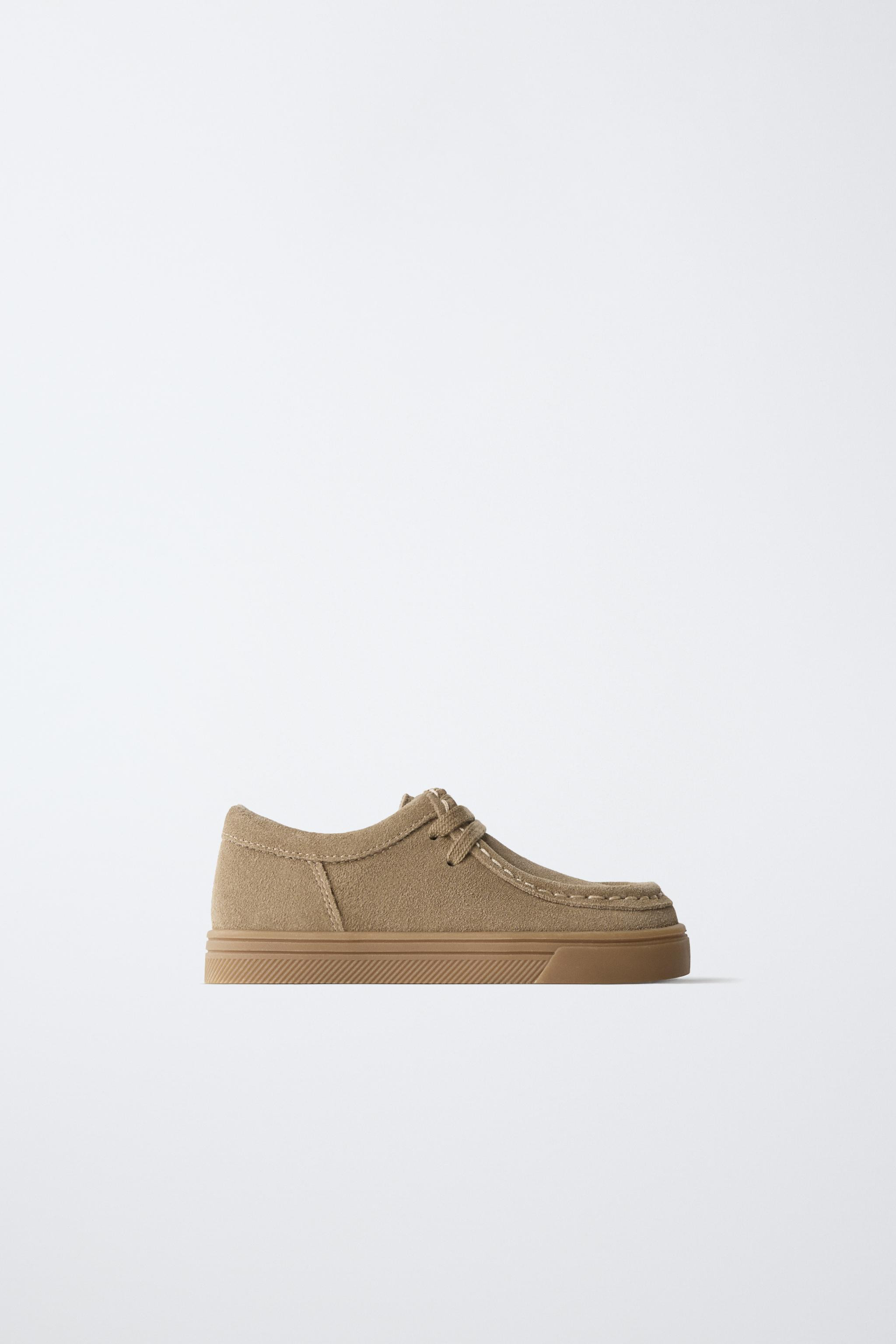 LEATHER BOAT SHOES | Zara US