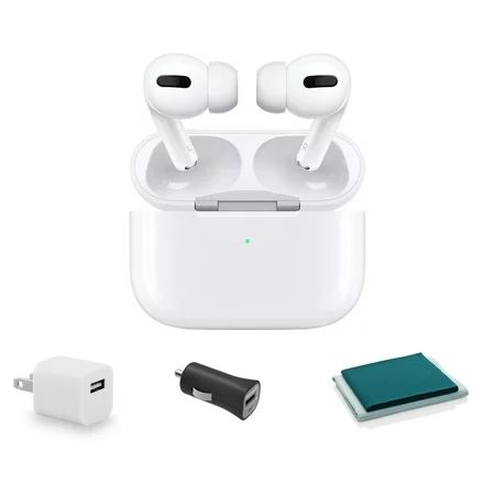 Apple AirPods Pro Bundle with Wireless Charging Case + USB Car Charger | Walmart (US)