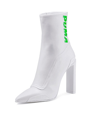 Fenty Puma x Rihanna Leather Pointed Toe Racing Booties | Bloomingdale's (US)