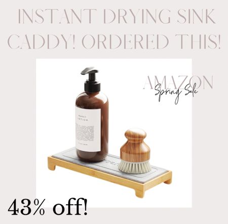 This sink caddy is only $16! Aesthetically pleasing and works well! Ordered mine! 

Amazon Spring sale | Amazon home | Amazon Kitchen | sink caddy | spring dress | Amazon Fashion | amazon dress | amazon home decor | Easter | Easter basket | kitchen finds | spring sale | pillow | coffee | sandals | women’s sandals

#LTKhome #LTKsalealert #LTKfindsunder50