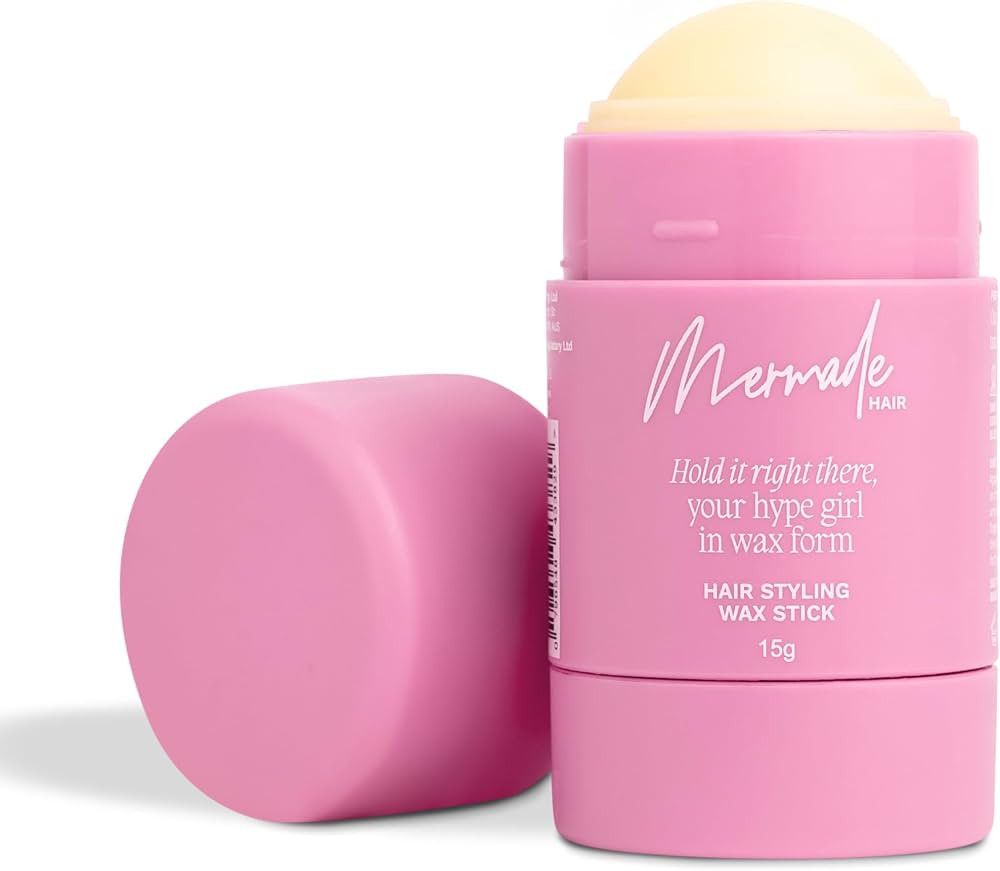 Mermade Mini Hair Styling Wax Stick for Women - Fly Away Control Stick for Sleek Hair, Slick Back... | Amazon (US)