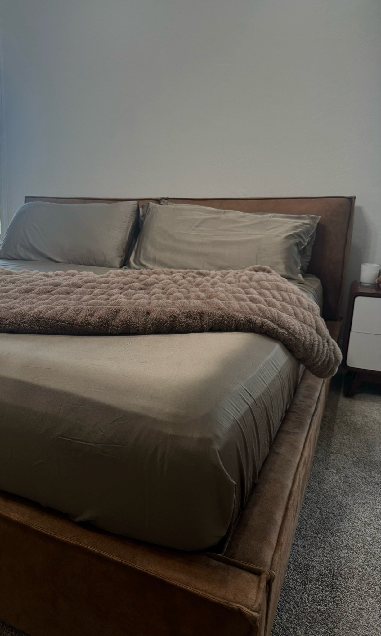 Cozy earth sheets and my favorite minky couture blanket!

#LTKselfcare #LTKHome