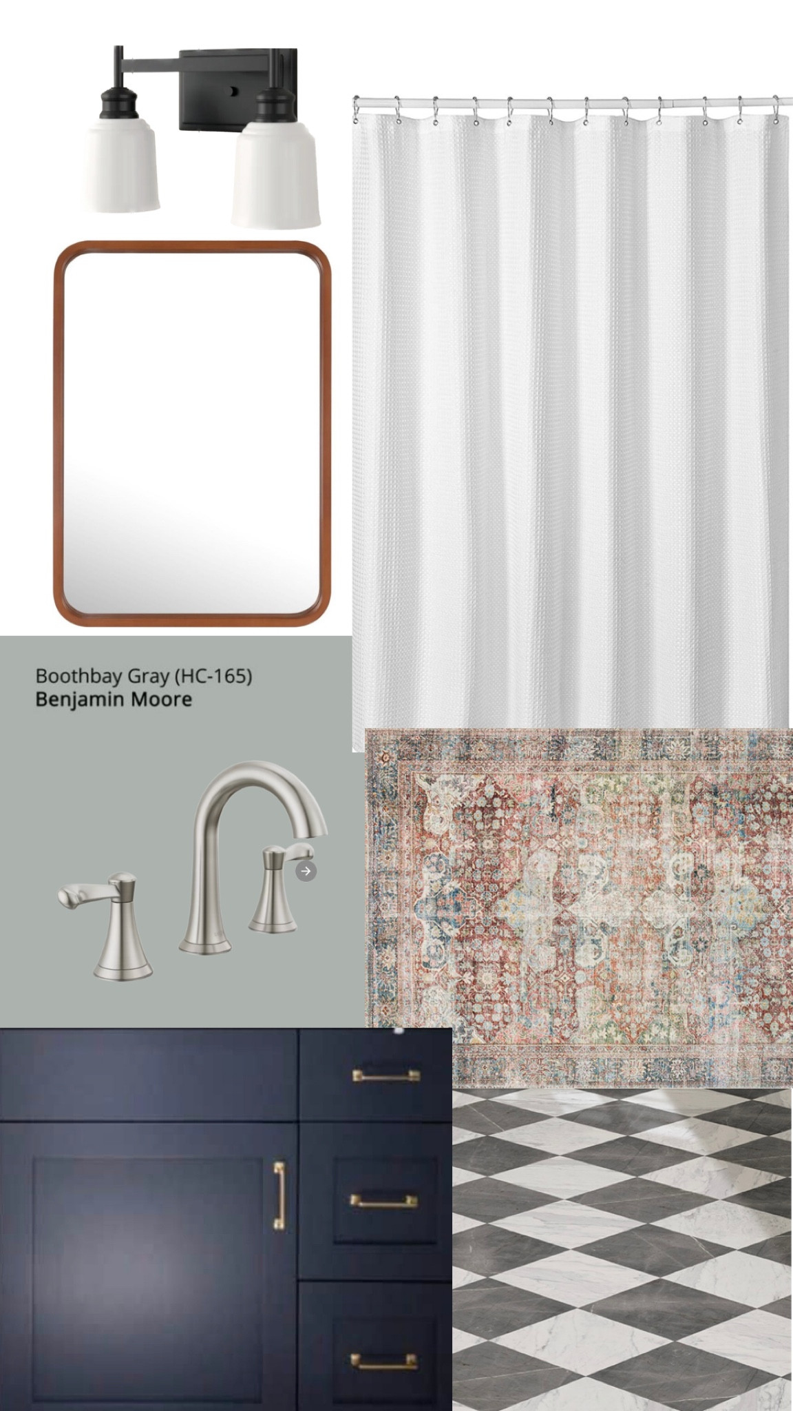 Moodboard for a budget friendly bathroom makeover!

Loloi rug, CLJ wall pops peel and stick floor tile

#LTKfamily #LTKstyletip #LTKhome