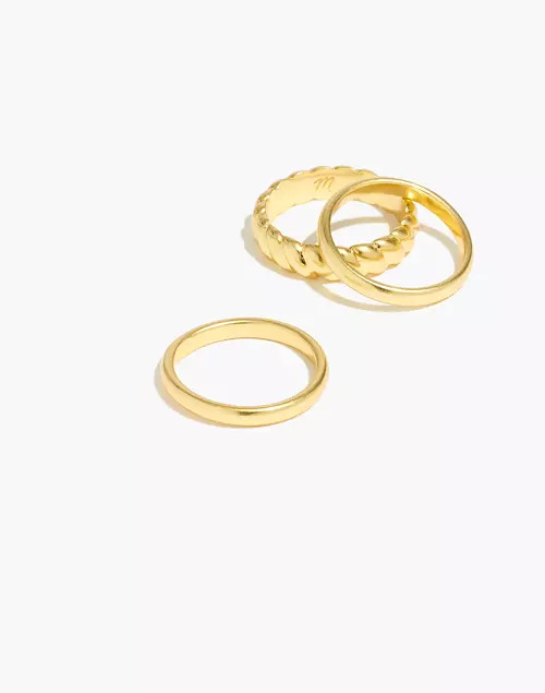 Puffed Ring Set | Madewell