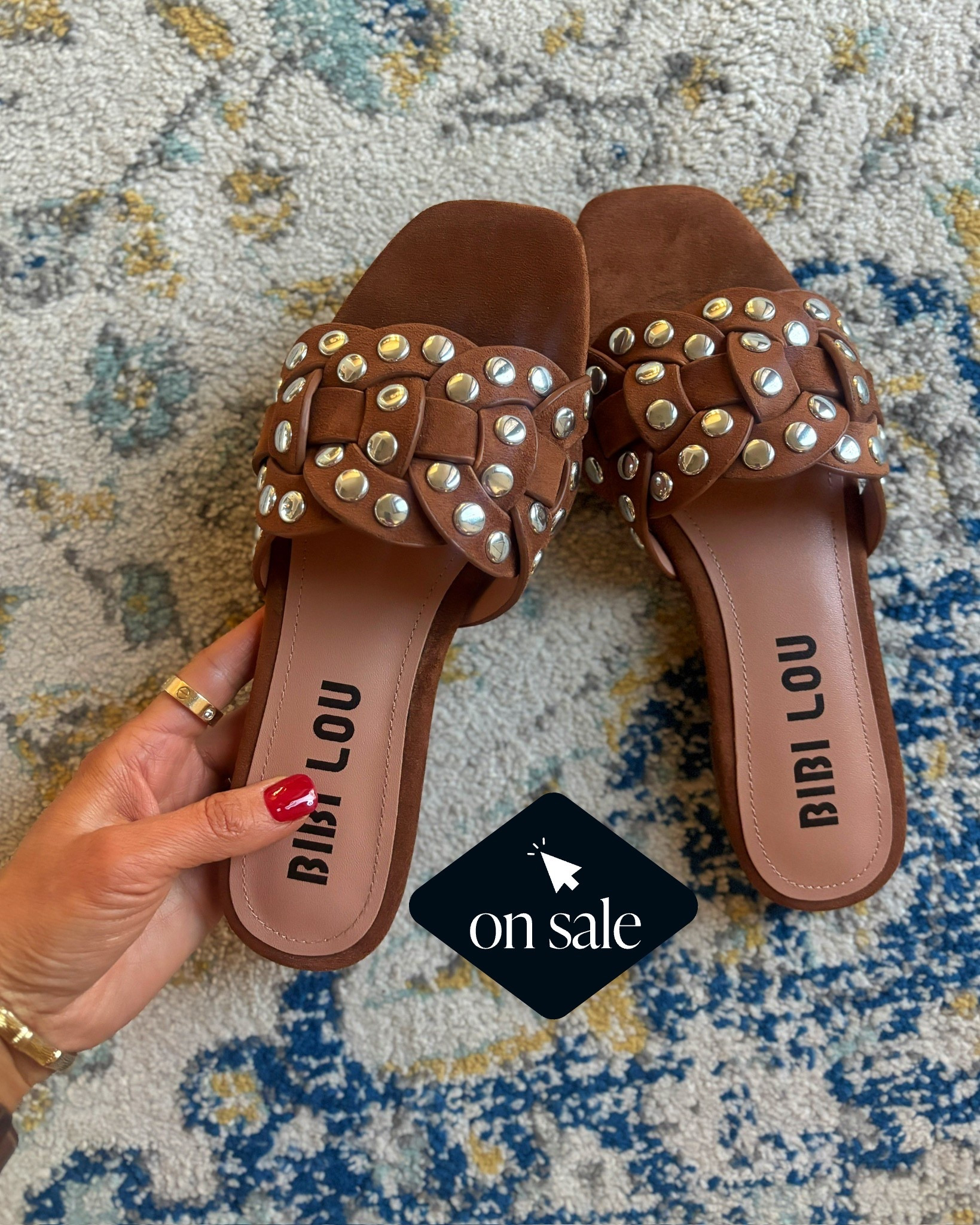 @Anthropologie statement slides are on sale! These are perfect for spring! 

#LTKSaleAlert