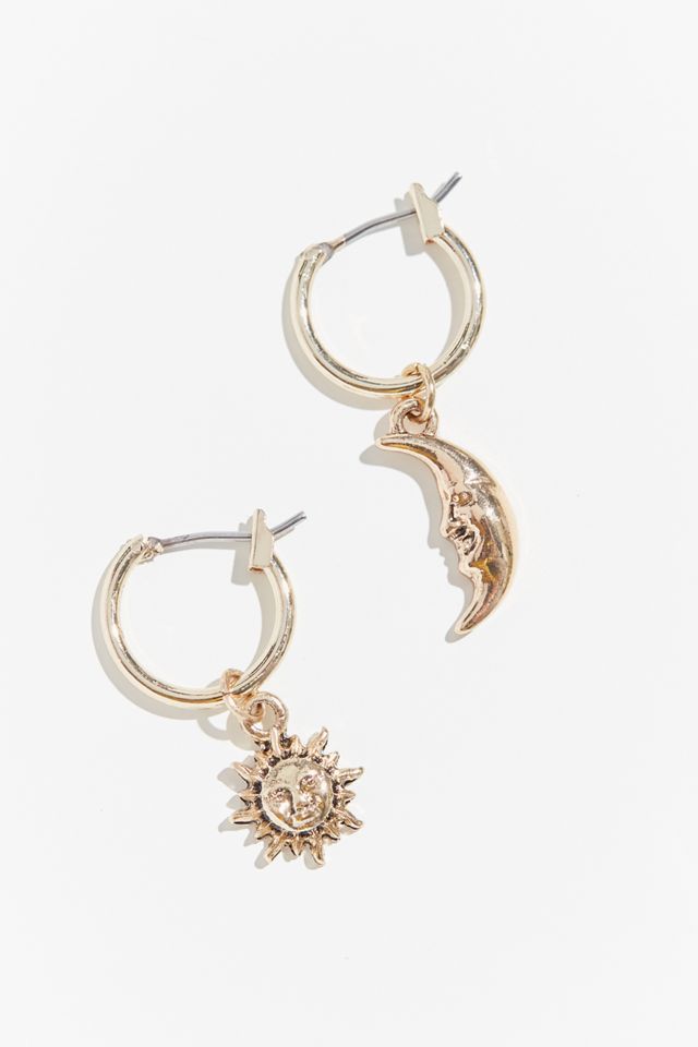 Celestial Mini Charm Hoop Earring | Urban Outfitters (US and RoW)