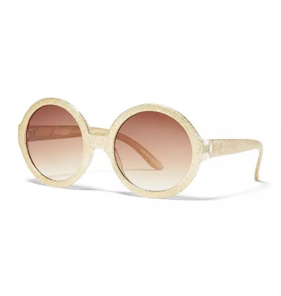 Juno Valentine Glitter Round Sunglasses | Janie and Jack