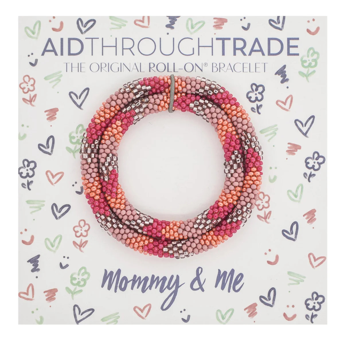 Mommy & Me Roll-On® Bracelets  Grapefruit | Aid Through Trade