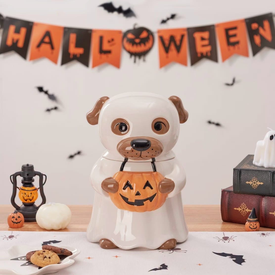 Under $13 and are you even kidding me, so freaking cute… would￼ make the perfect doggy treat jar!! 
#dog #pets #walmart #halloween

#LTKSeasonal #LTKHome #LTKmomlife