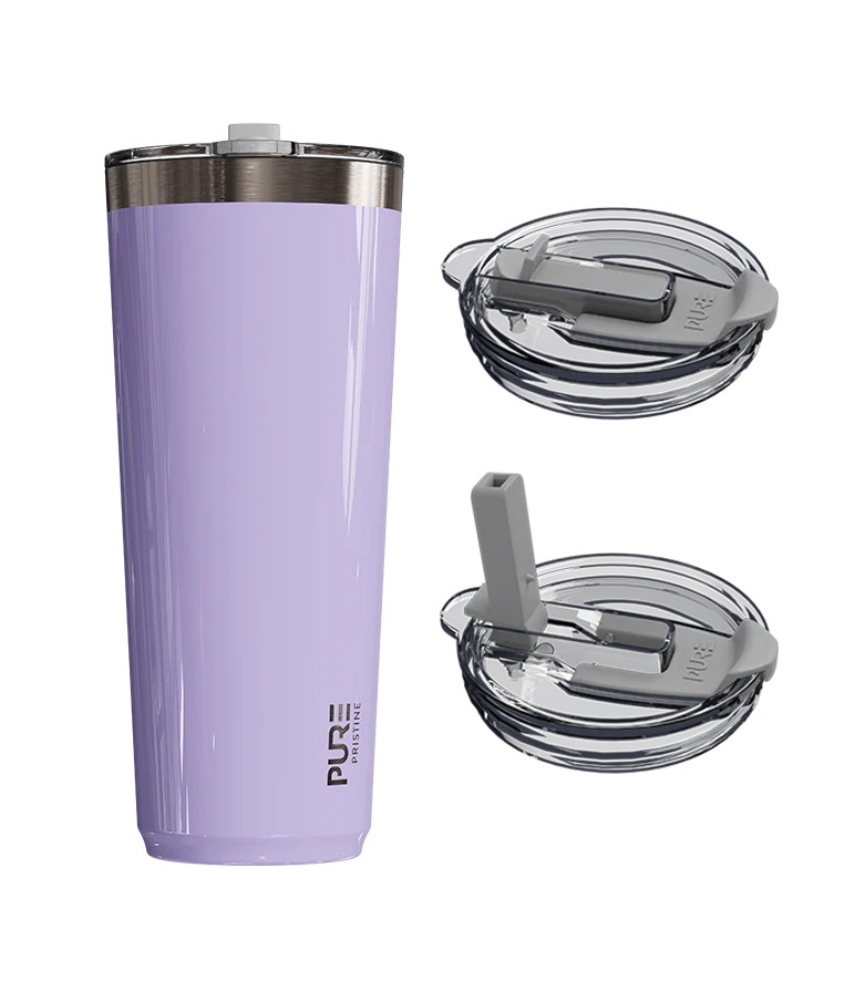 Twistie 32oz Antimicrobial Tumbler - Lavender | PURE Drinkware