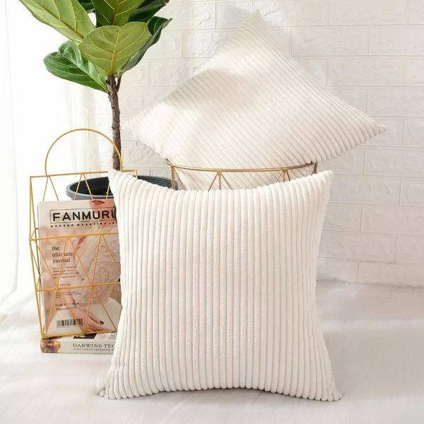 Ayedin Square Throw Pillow Cover (Set of 2) | Wayfair North America