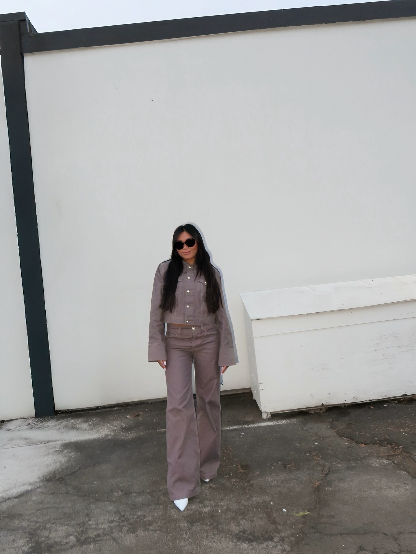 Work ootd @renttherunway
.
.
.
Winter set, winter outfit inspo, coord set