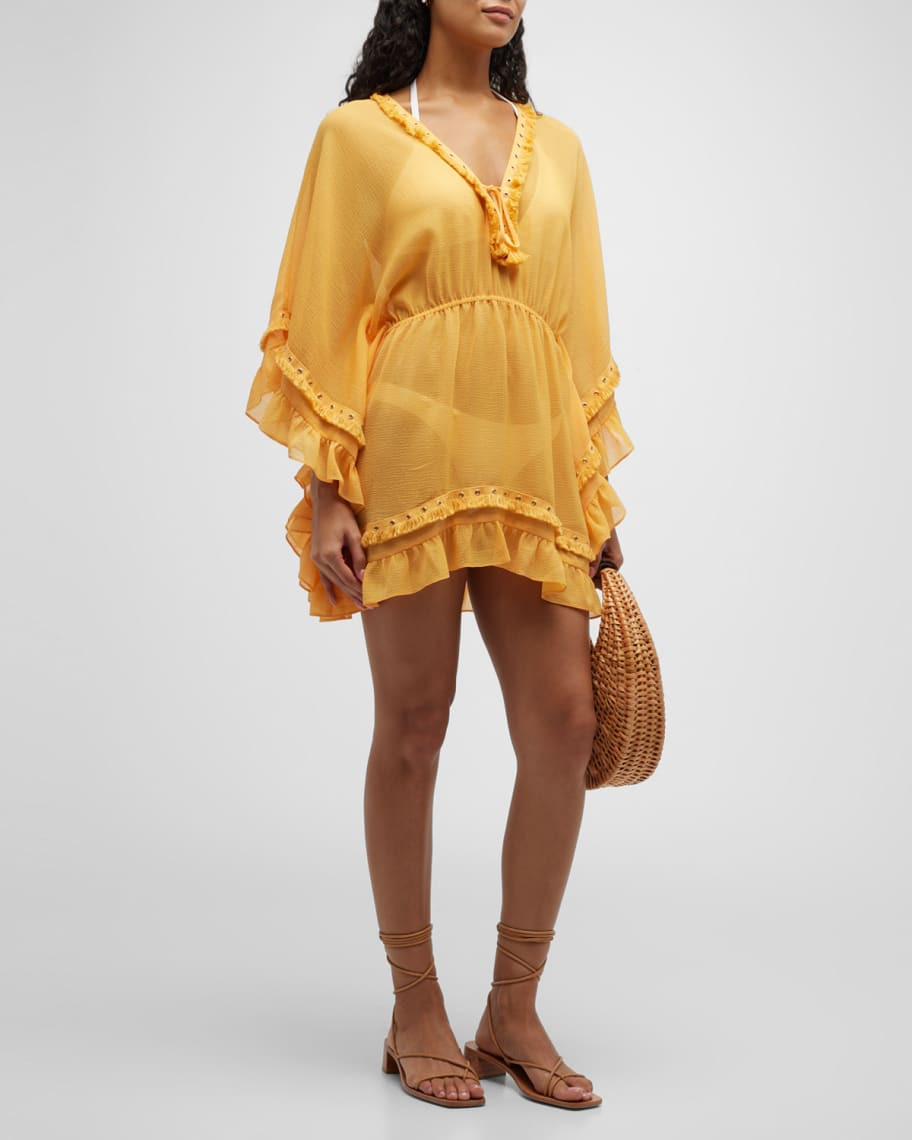 Ramy Brook Embellished Joya Mini Dress | Neiman Marcus