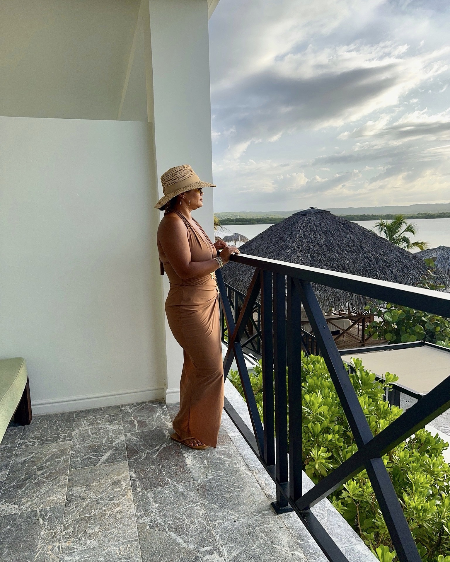 This classy bathing suit and coverup are so cute! Add the hat and some sunnies and you are set! 

#LTKFindsUnder50 #LTKSwim #LTKOver40