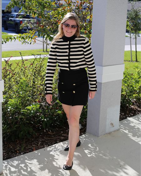 Striped lady jacket for fall and winter. Channel and Blair Waldorf inspired outfit  

#LTKworkwear