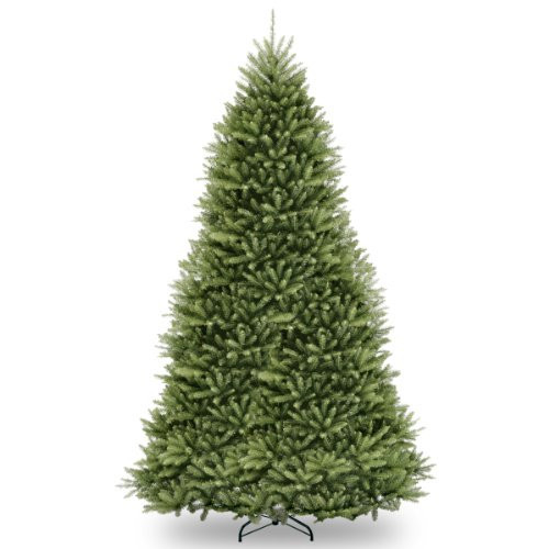 National Tree Company 14 ft Unlit Dunhill Fir Artificial Full Christmas Tree, 10,874 Tips, Includes Stand, Green | Amazon (US)