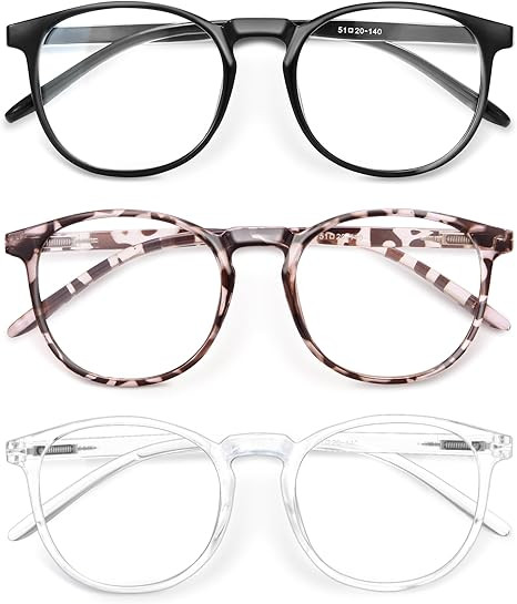 IBOANN Iconic Blue Light Glasses for Woman - Computer Glasses up to 99% Blue Light Blocking - Ant... | Amazon (US)