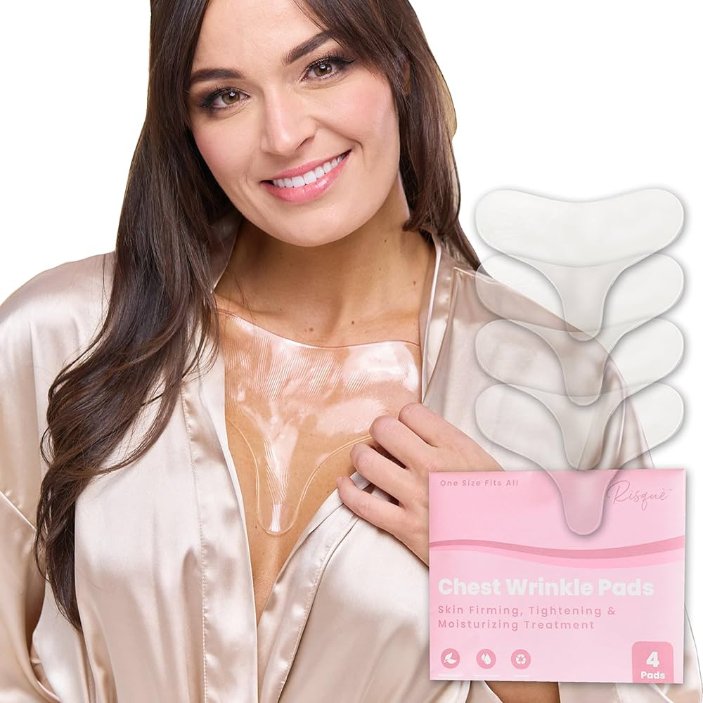Chest Wrinkle Patches Reusable | Anti-Aging Patches for Fine Lines | Long-Lasting Wrinkle Pads fo... | Amazon (US)