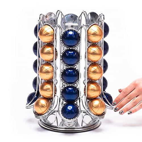 Peak Coffee Capsule Holder for 70 Nespresso Vertuo Vertuoline Pods - 40 Displayed on Outer with 30 I | Amazon (US)