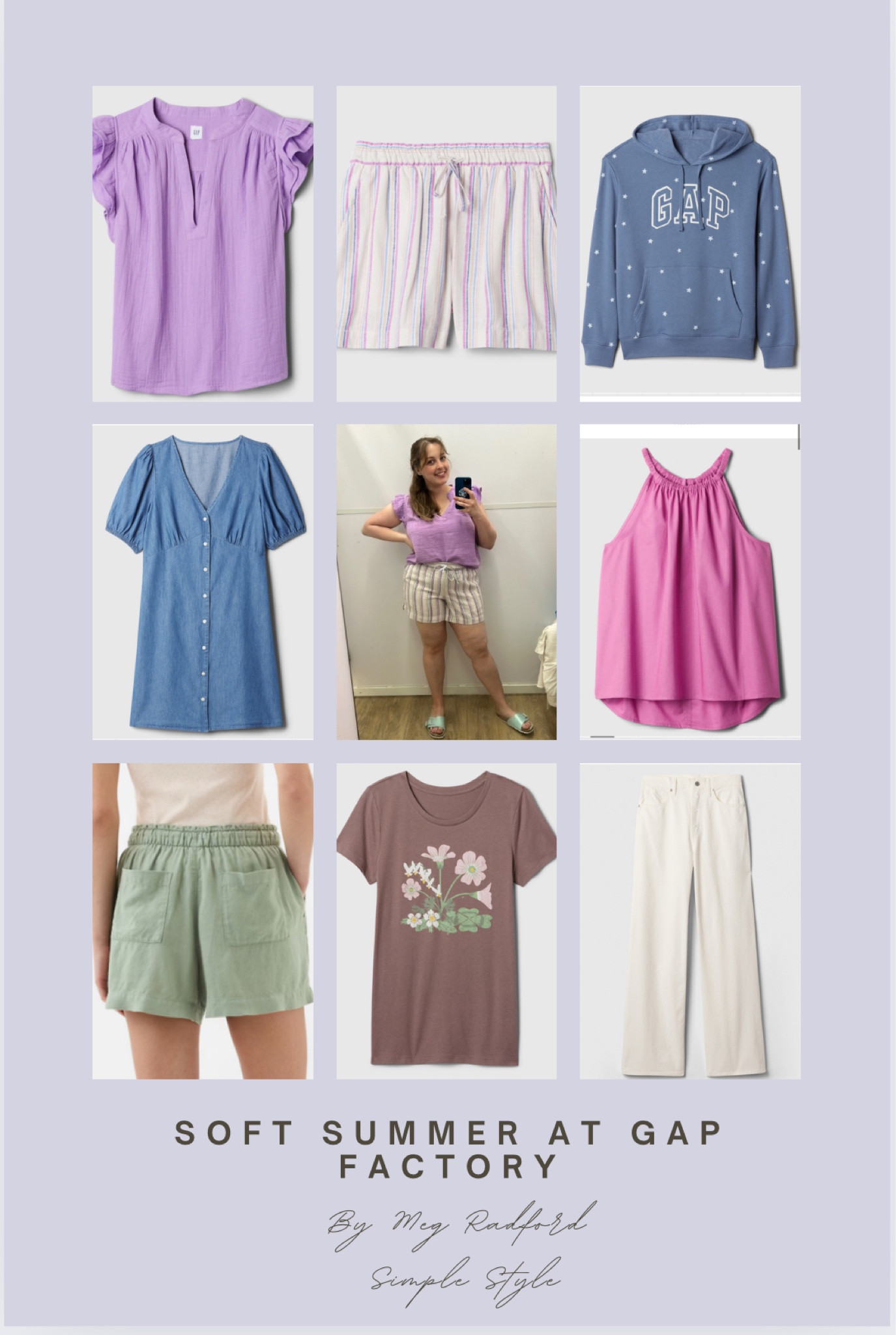 Soft/Calm Summer at Gap Factory! Lots of deals on linen, cotton and cozy transitional pieces in the colours of a summer sunset. 

#LTKfindsunder50 #LTKmidsize #LTKSeasonal