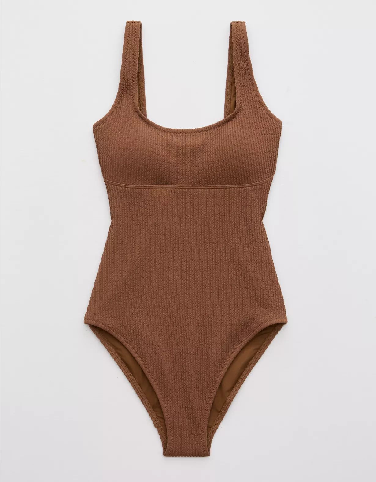 Aerie Crinkle Seamed One Piece Swimsuit | Aerie